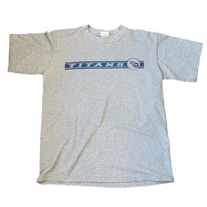Pro Edge Tennessee Titans Football Gray Tee Size Medium
